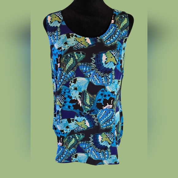 Chico's Tops - Chicos Reversible Butterfly Tank Small